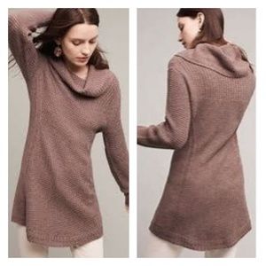 ANGEL OF THE NORTH Brown Rosie Cowl Neck Tunic M